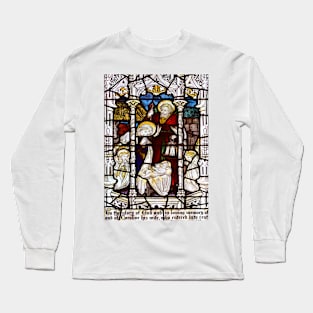 Cathedral Stained Glass Window Long Sleeve T-Shirt